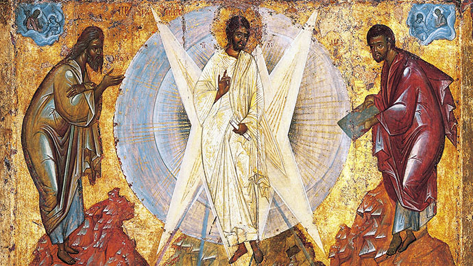 [[File:Transfiguration by Feofan Grek from Spaso-Preobrazhensky Cathedral in Pereslavl-Zalessky (15th c, Tretyakov gallery).jpeg|thumb|Transfiguration by Feofan Grek from Spaso-Preobrazhensky Cathedral in Pereslavl-Zalessky (15th c, Tretyakov gallery)]. Photo