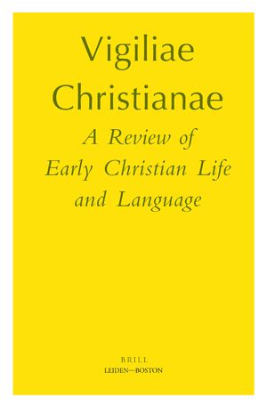 Picture of the cover of journal Vigiliae Christianae