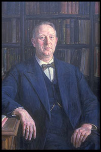 Sigmund Olaf Plytt Mowinckel. Maleri