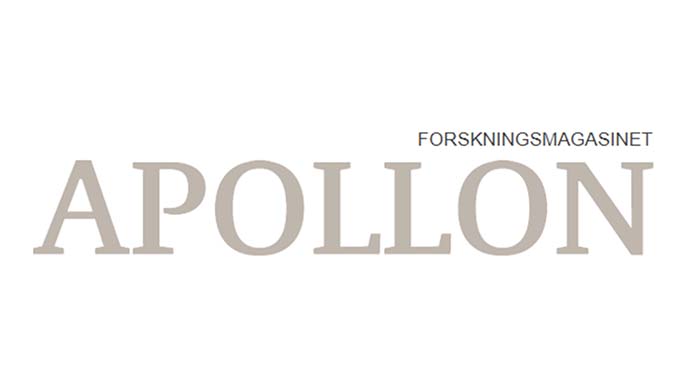 Forskningsmagasinet Apollon. Logo. 