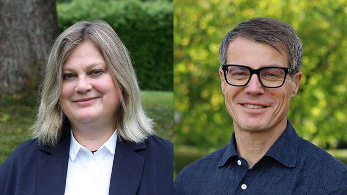Anne Hege Grung og Sivert Angel. Foto
